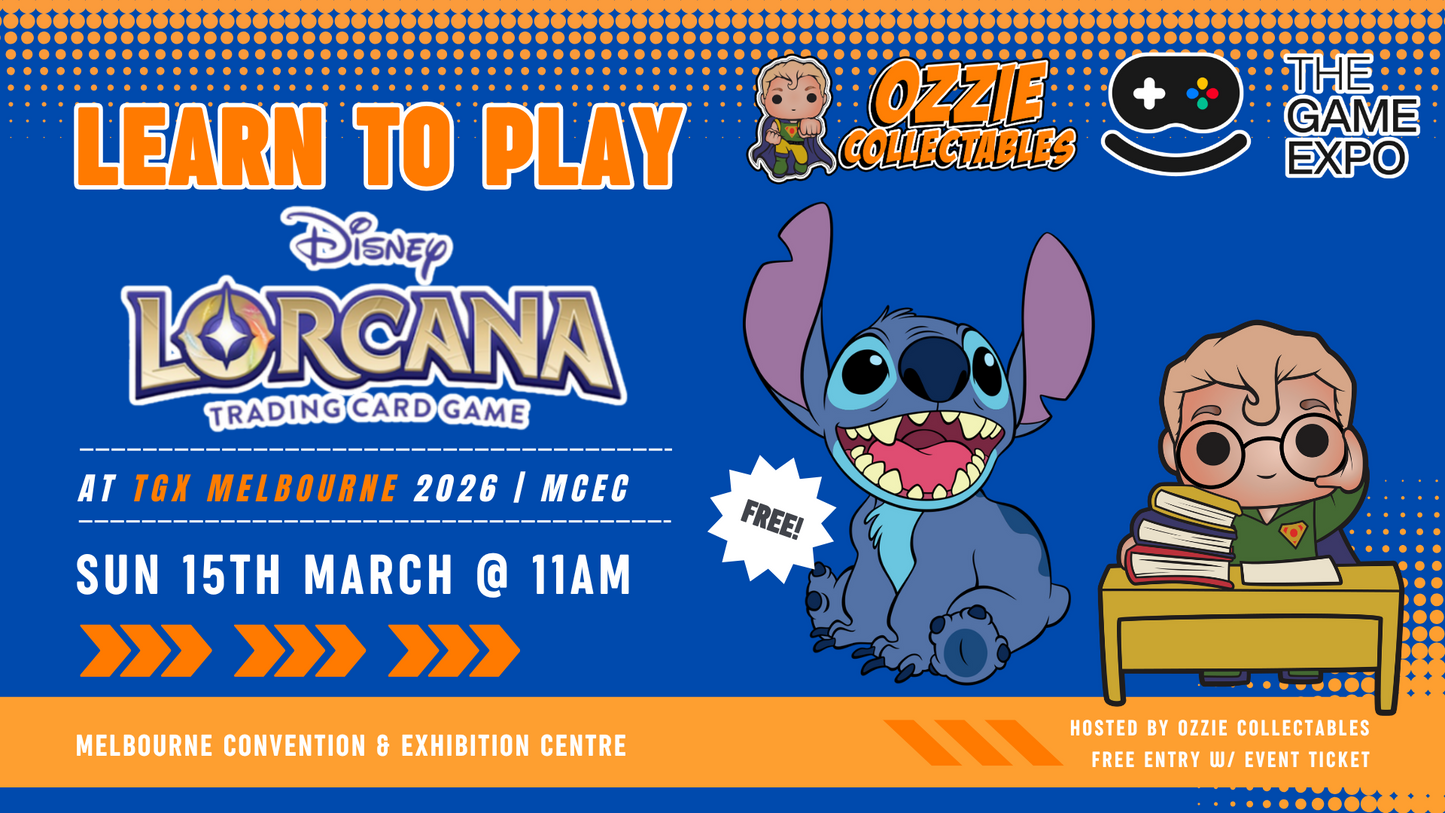Learn to Play Disney Lorcana at TGX Melbourne 2026 Sunday 15th March 11am