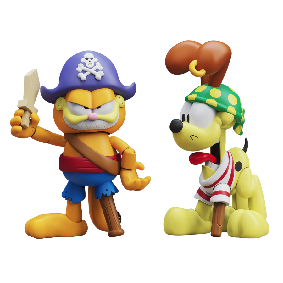 Garfield's Halloween Adventure - Pirate Garfield & Pirate Odie Figure 2-Pack