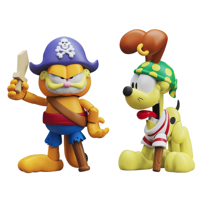 Garfield's Halloween Adventure - Pirate Garfield & Pirate Odie Figure 2-Pack