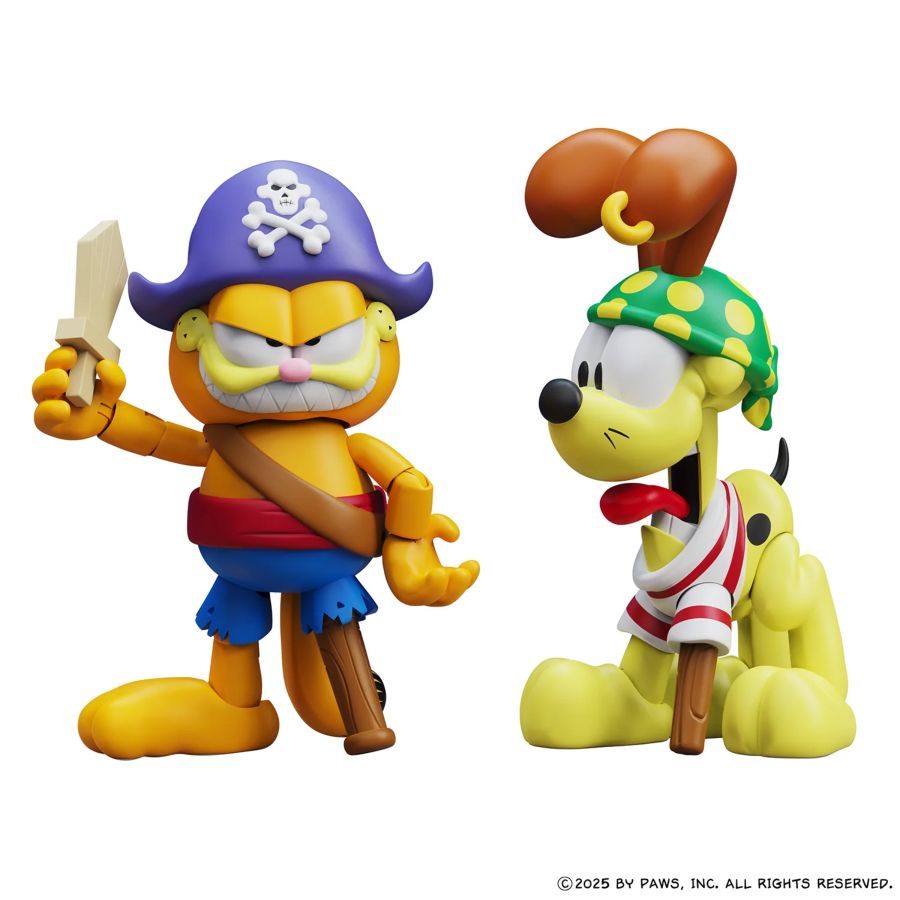 Garfield's Halloween Adventure - Pirate Garfield & Pirate Odie Figure 2-Pack