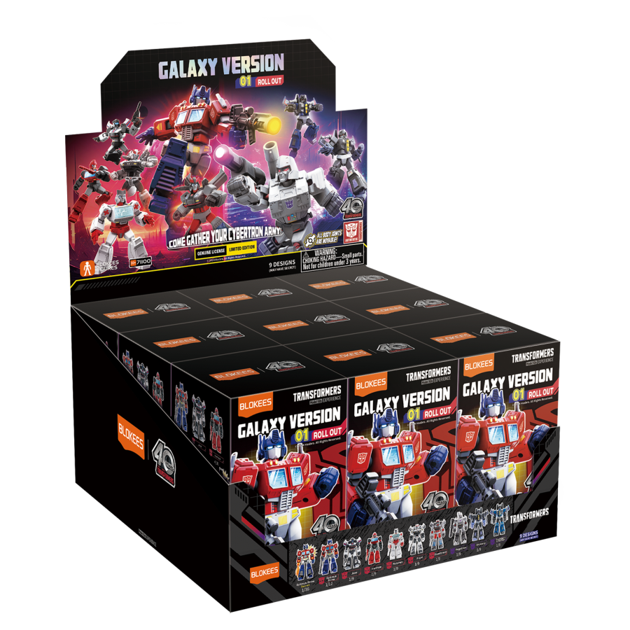 Transformers - Galaxy Version 01 "Roll Out" Blind Box (Display of 9)
