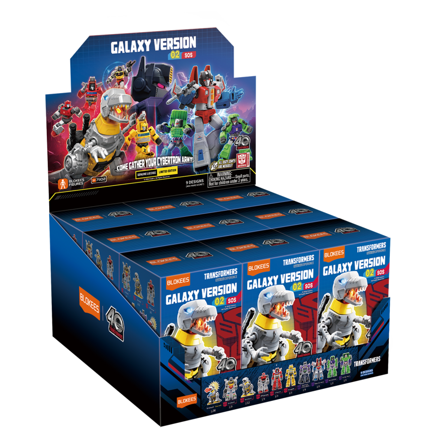 Transformers - Galaxy Version 02 "SOS" Blind Box (Display of 9)
