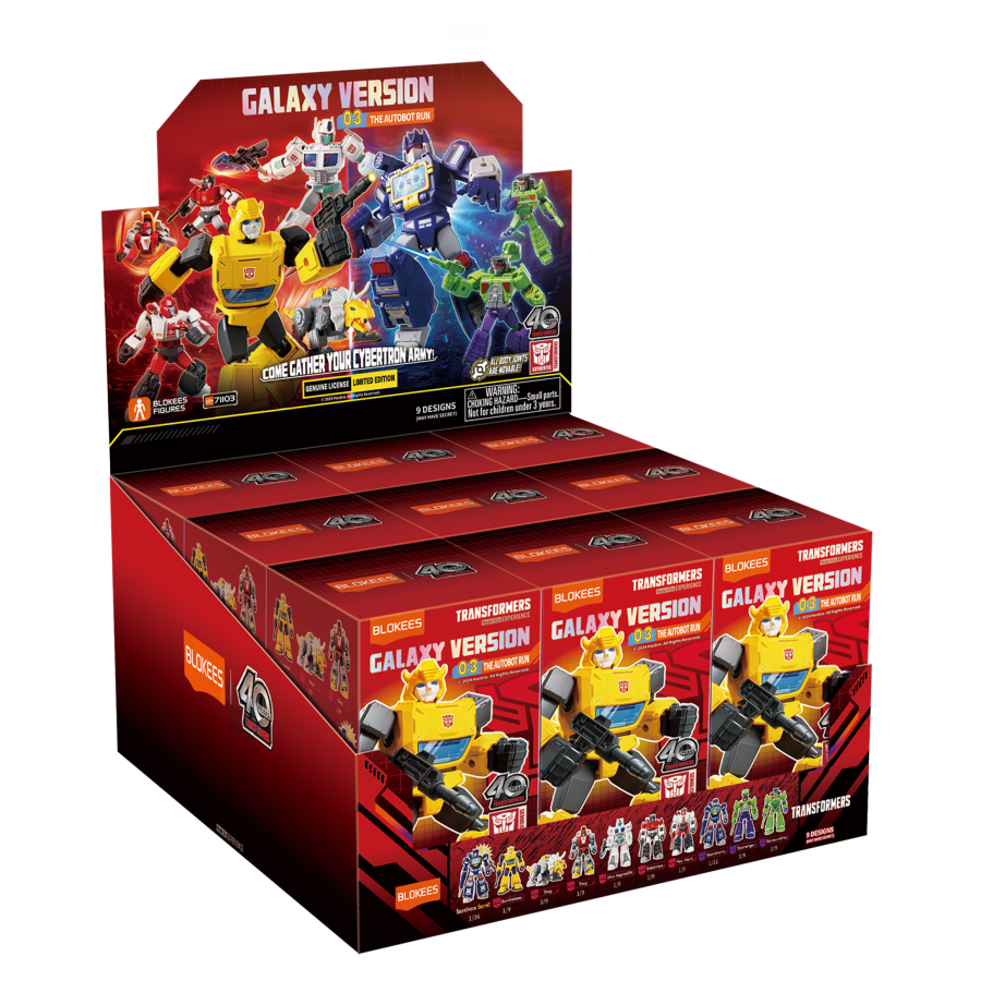Transformers - Galaxy Version 03 "The Autobot Run" Blind Box (Display of 9)