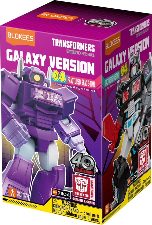 Transformers - Galaxy Version 04 "Fractured Space-time" Blind Box (Display of 9)