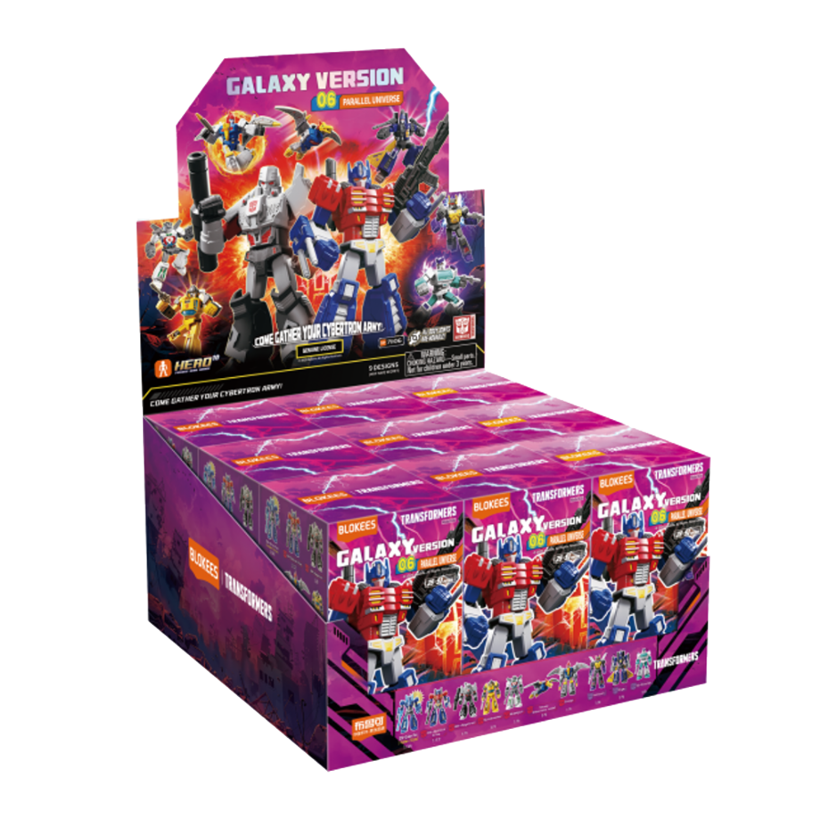 Transformers - Galaxy Version 06 "Parrallel Universe" Blind Box (Display of 9)