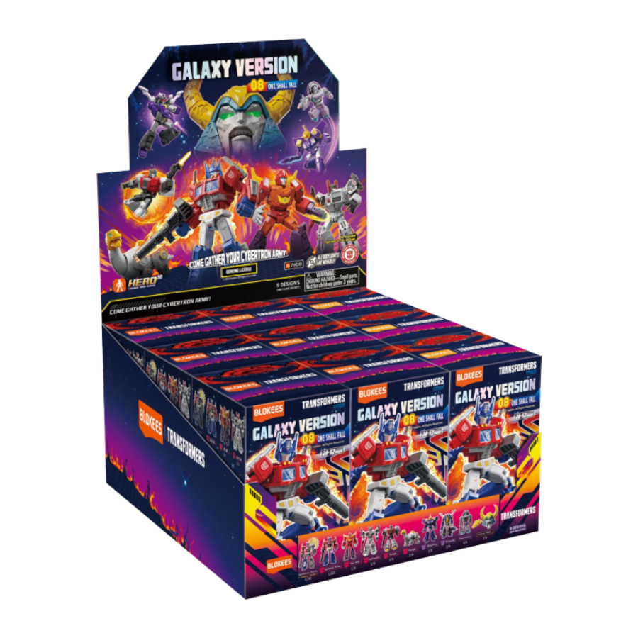 Transformers - Galaxy Version 08 "One Shall Fall" Blind Box (Display of 9)