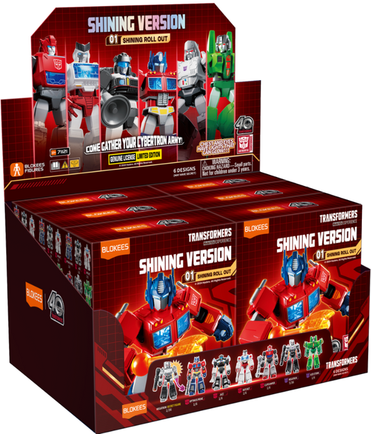 Transformers - "Shining Roll Out" Shining Version 01 Blind Box (Display of 6)