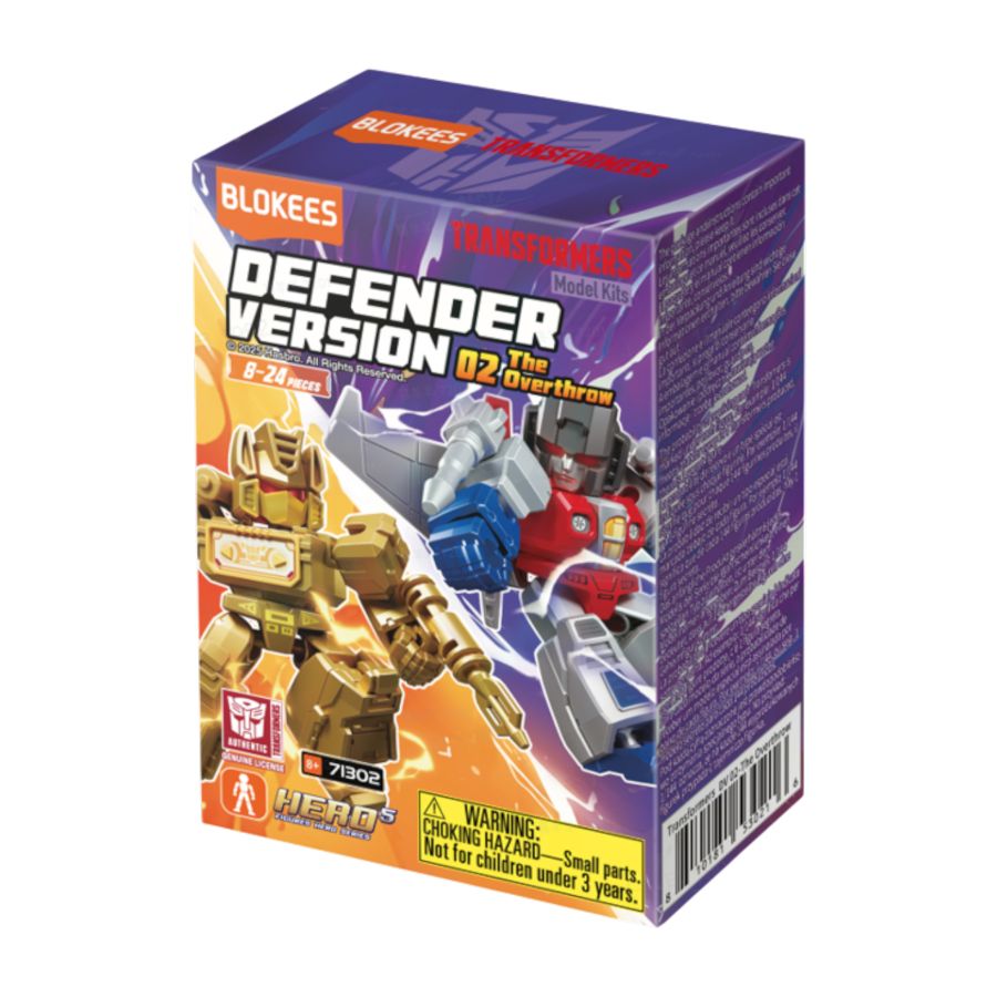 Transformers - "The Overthrow" Defender Version 02 Blind Box (Display of 12)