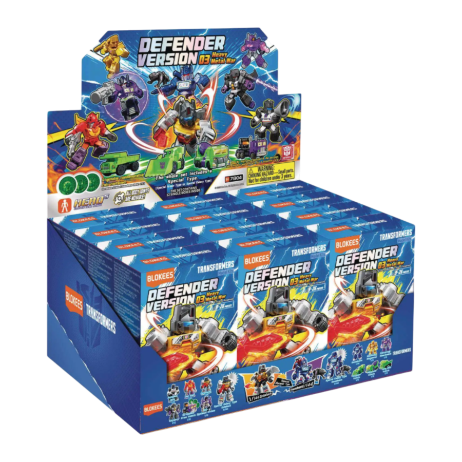 Transformers - Defender "Heavy Metal War" Blind Box (Display of 12)