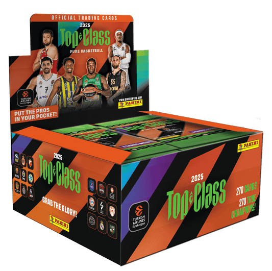 EURO LEAGUE Top Class Basketball Trading Cards