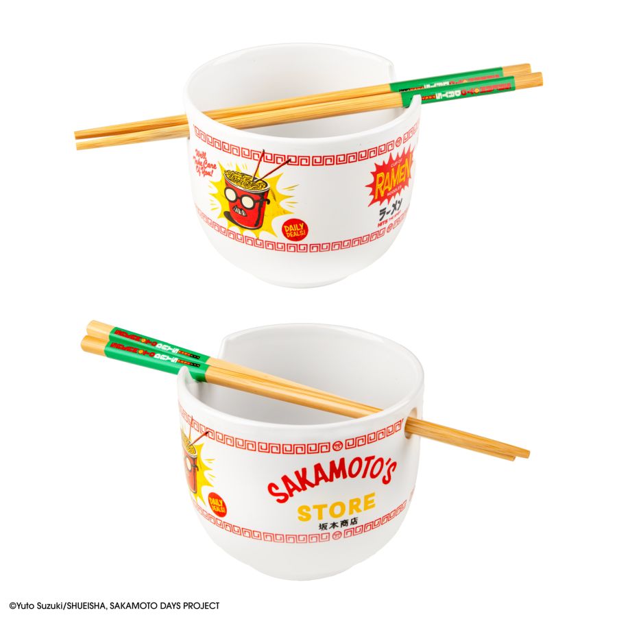 Sakamoto Days - Sakamoto's Store Ramen Bowl with Chopsticks