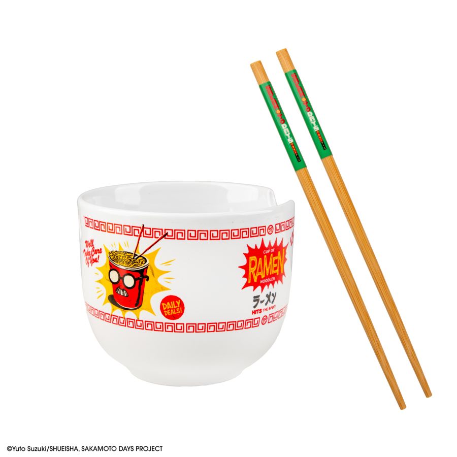 Sakamoto Days - Sakamoto's Store Ramen Bowl with Chopsticks