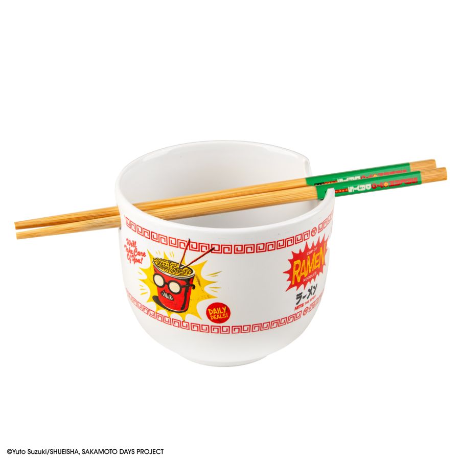 Sakamoto Days - Sakamoto's Store Ramen Bowl with Chopsticks