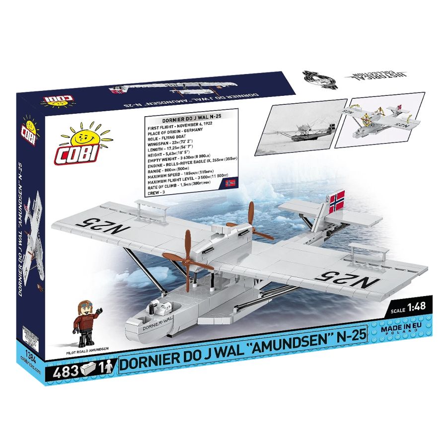 Historical Collection - Dornier Do JWal "Amundsen" N-25 Construction Set (483 Pieces)