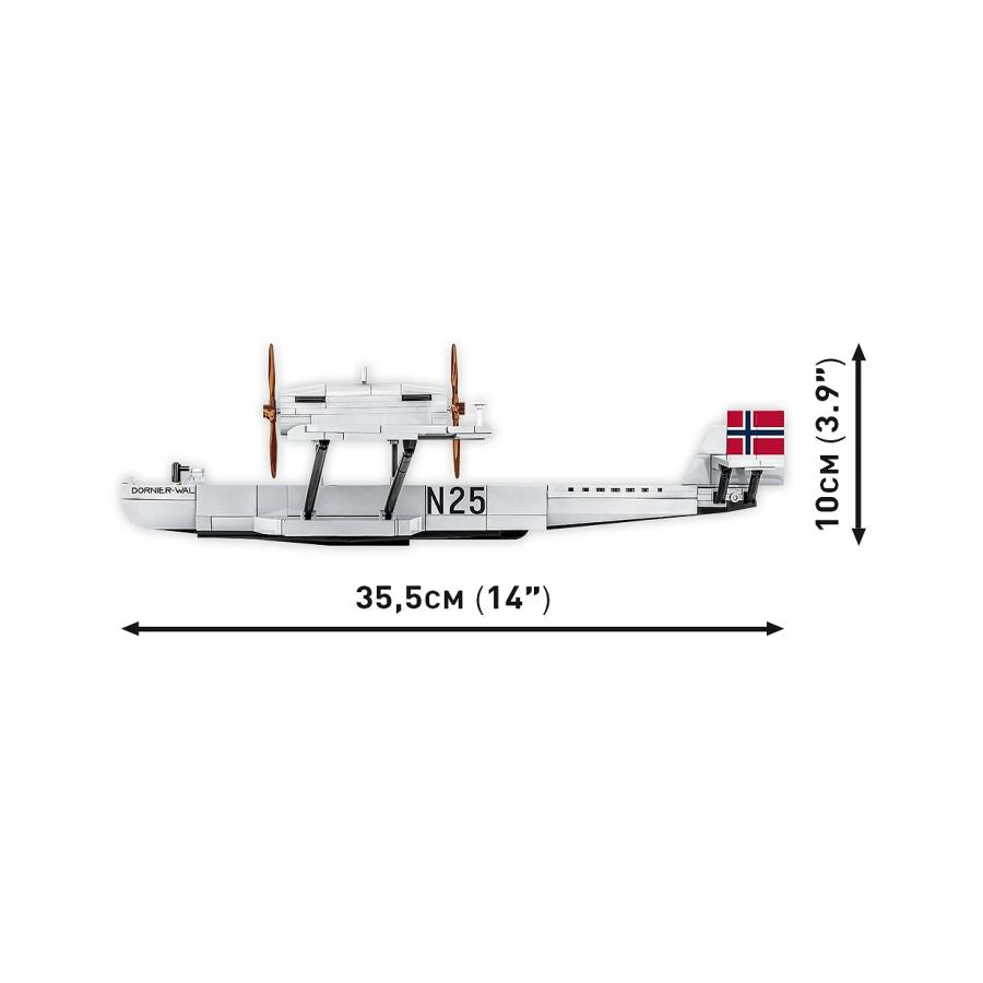 Historical Collection - Dornier Do JWal "Amundsen" N-25 Construction Set (483 Pieces)