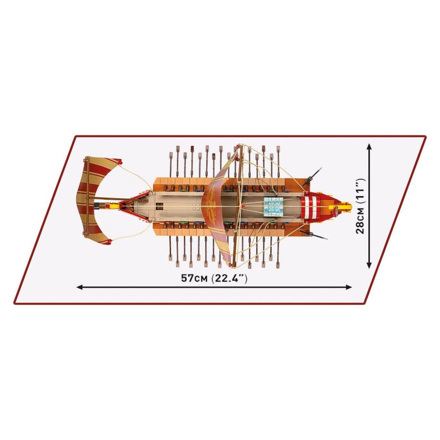Imperium Romanum - Roman Warship (1810 Pcs)