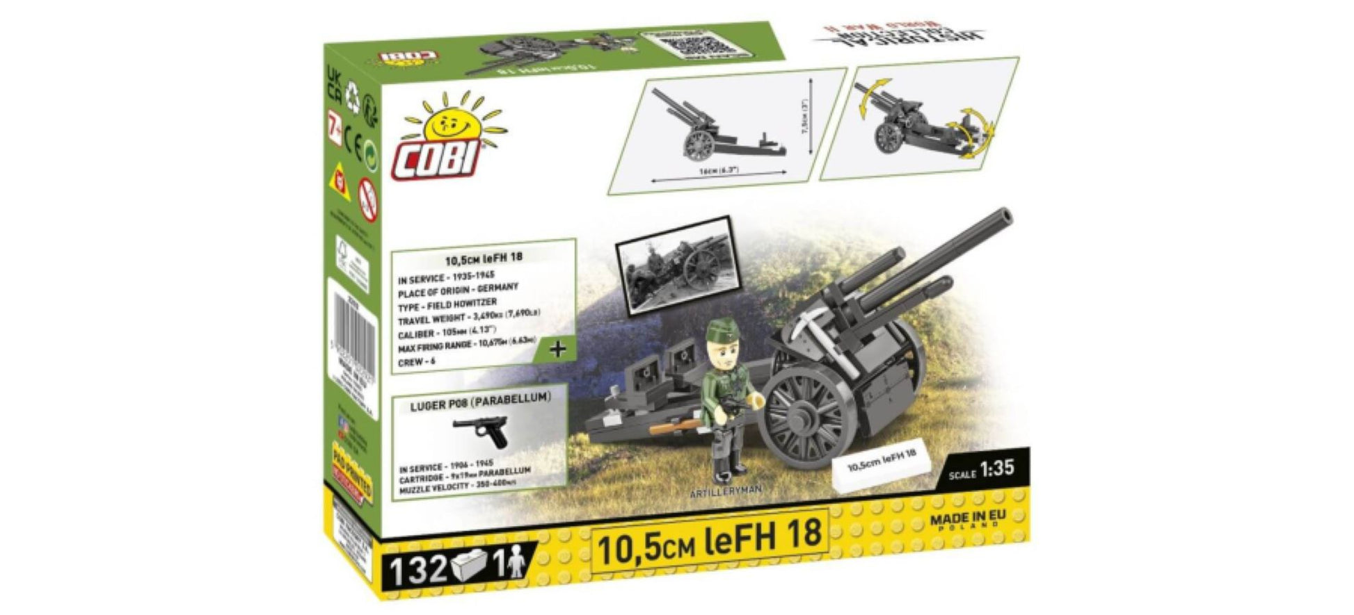 World War 2 - 10.5cm LeFH 18 130 Pcs