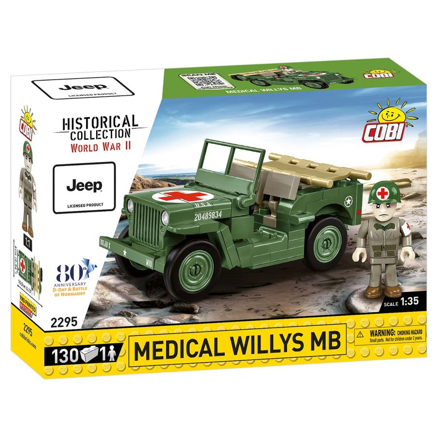 World War 2 - Medical Willys MB (130 Pcs)