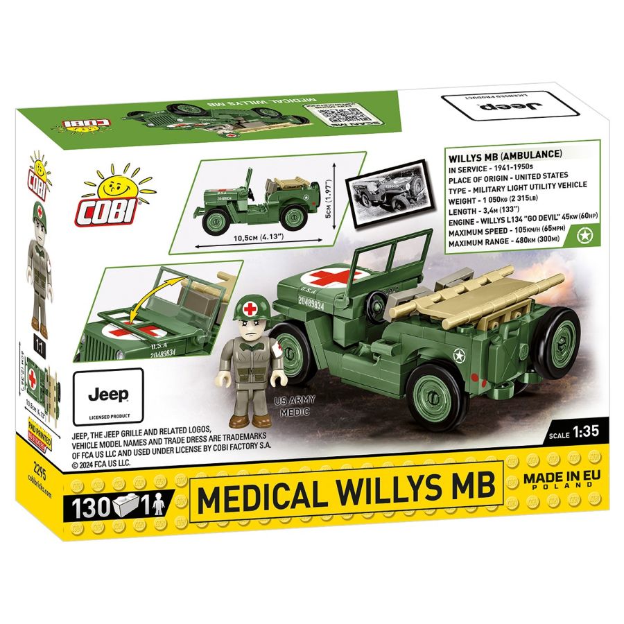 World War 2 - Medical Willys MB (130 Pcs)