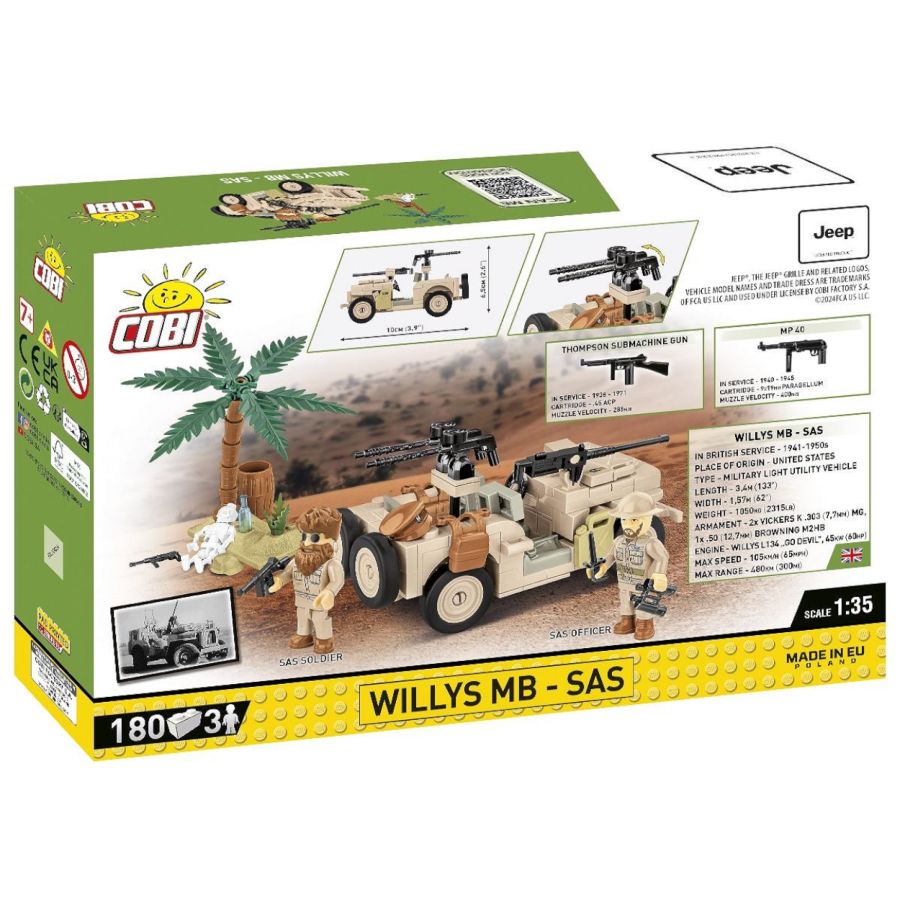 World War 2 - Willys MB-SAS (180 Pcs)