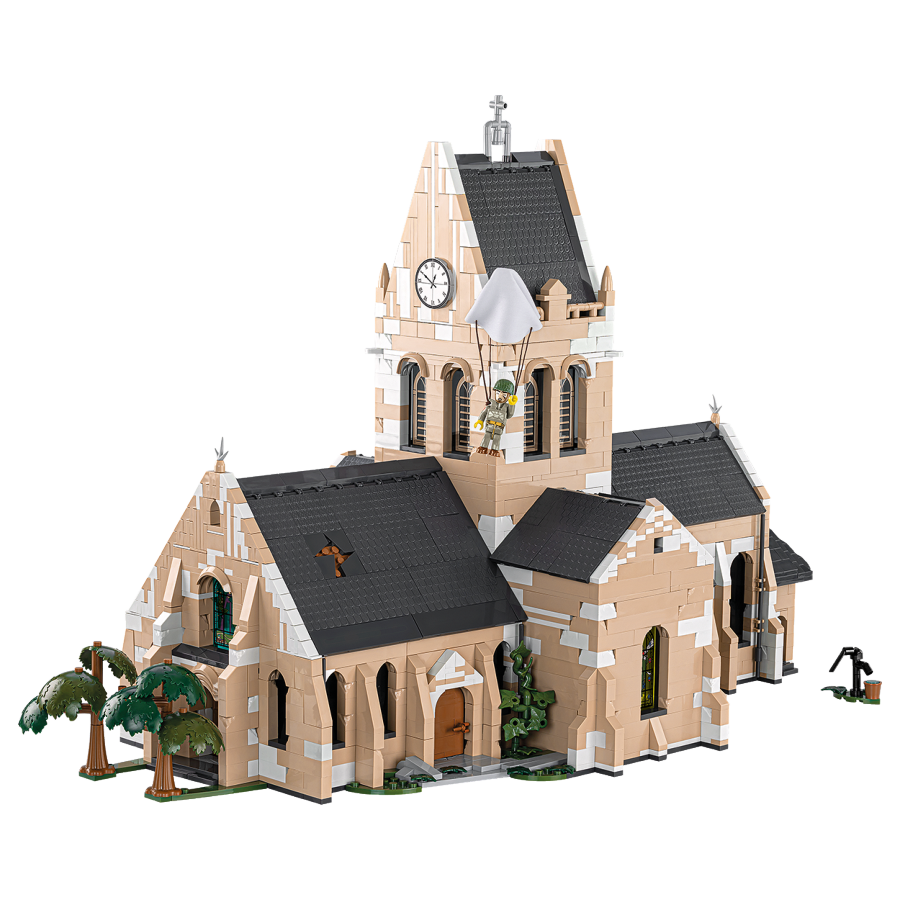 World War 2 - Sainte-Mere-Eglis Church (2280 Pcs)
