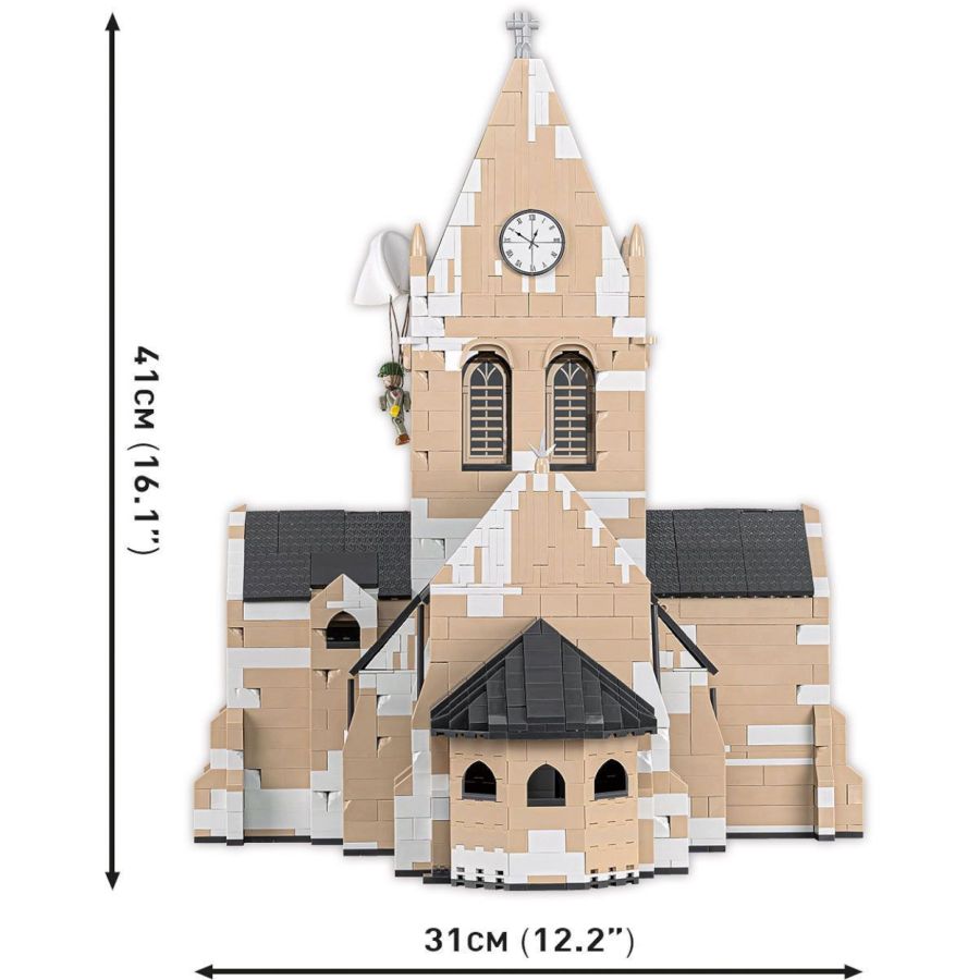 World War 2 - Sainte-Mere-Eglis Church (2280 Pcs)