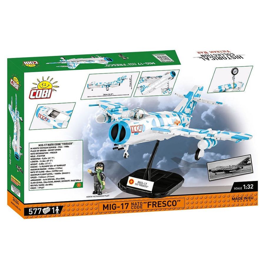 Vietnam War - MiG-17 NATO Code "Fresco" (577 Pcs)