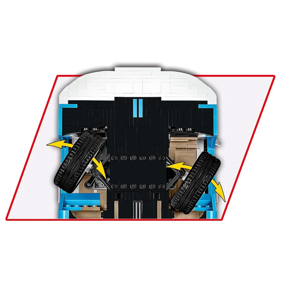 Volkswagen - Transporter T2b Bus Construction Set (2366 Pieces)