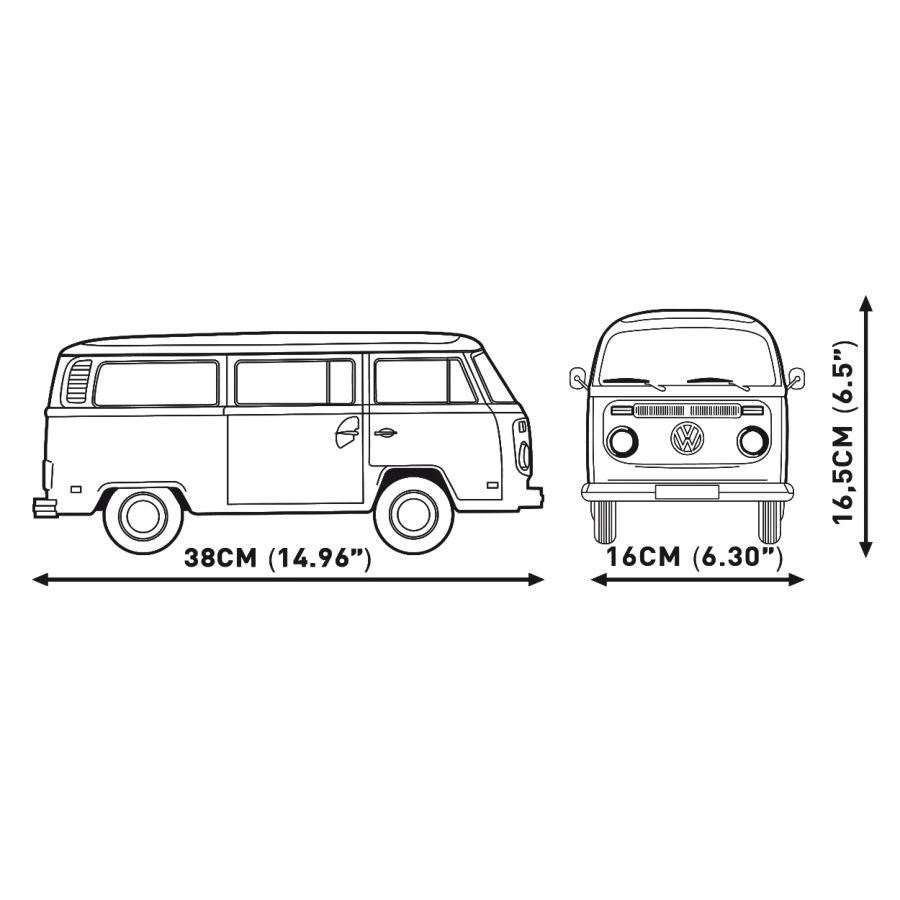 Volkswagen - Transporter T2b Bus Construction Set (2366 Pieces)