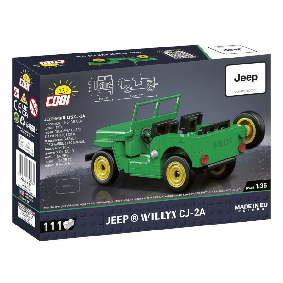 Cobi - Vehicles Jeep Willys CJ-2A GR (111 Pieces)