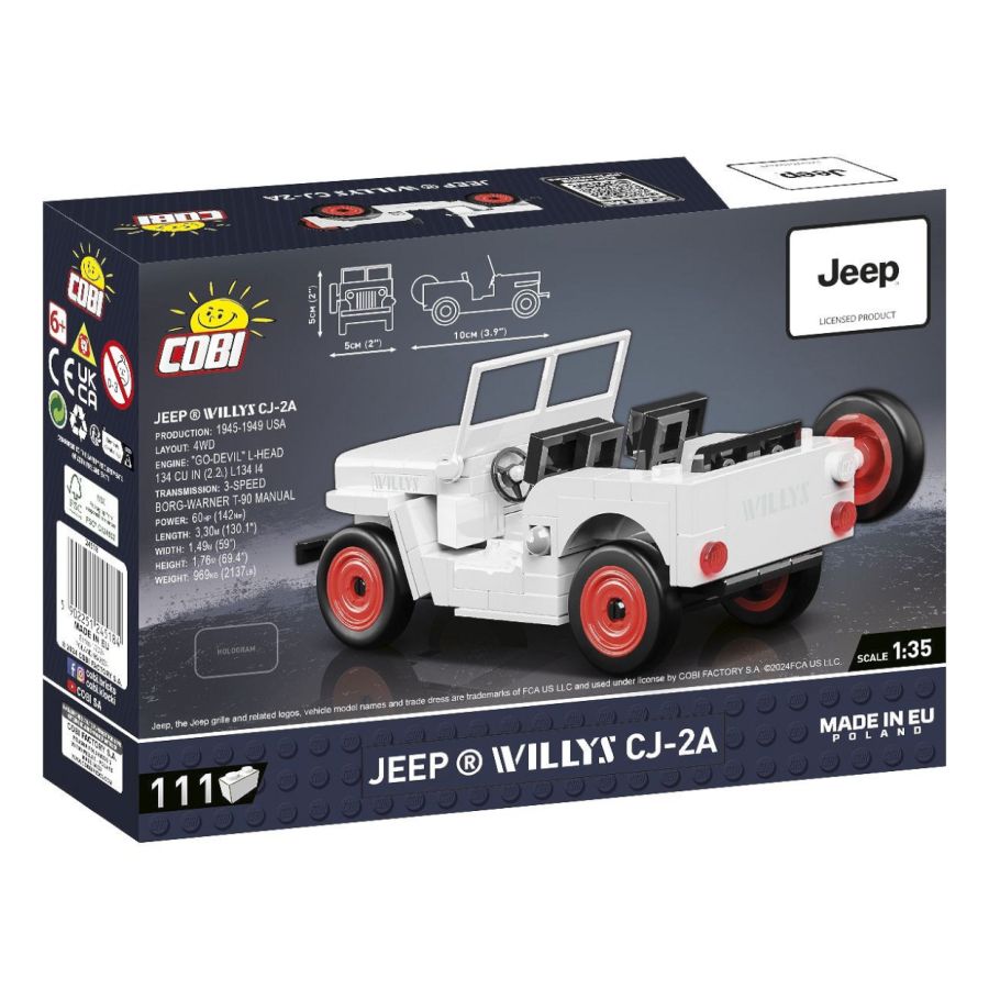 Cobi - Vehicles Jeep Willys CJ-2A (111 Pieces)