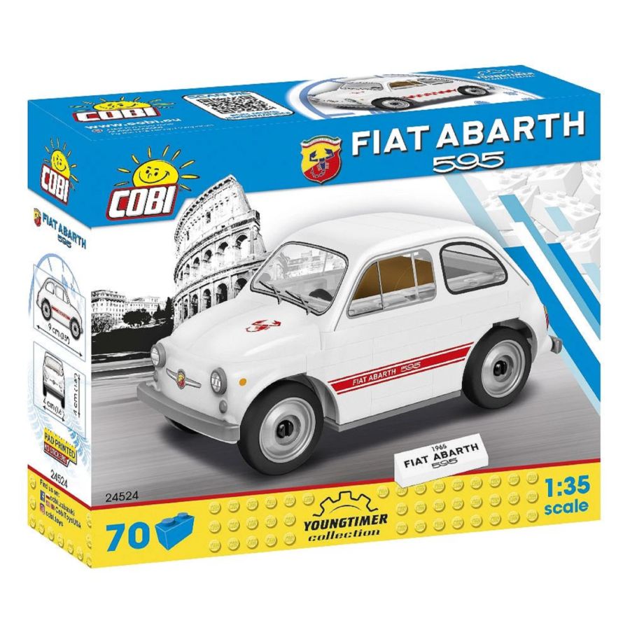 YoungTimer - 1965 Fiat Abarth 595 Brick Kit (70 Pieces)
