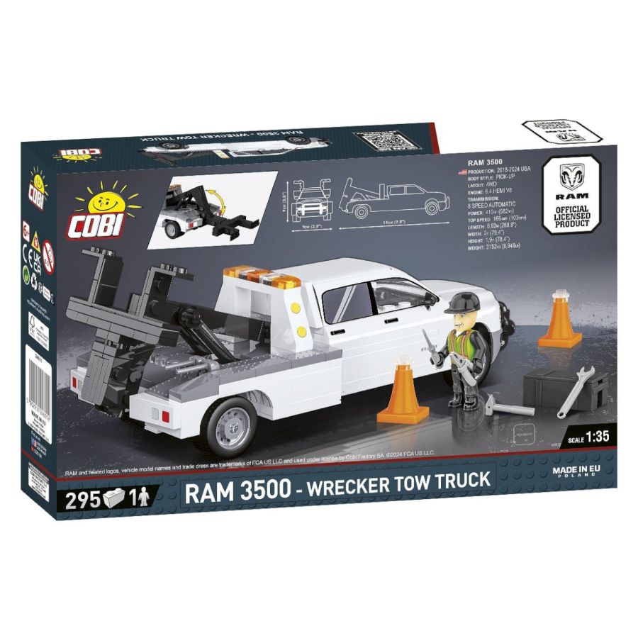 Dodge - RAM 3500 Wrecker Tow Truck (290 Pcs)