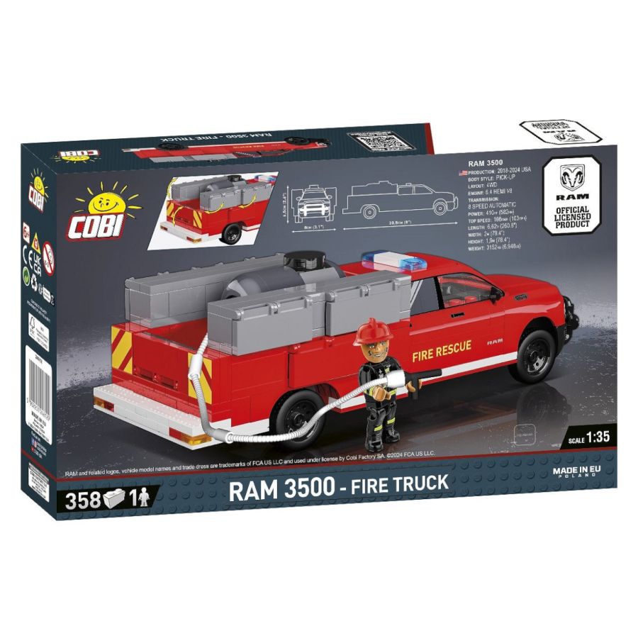Dodge - RAM 3500 Fire Truck (350 Pcs)