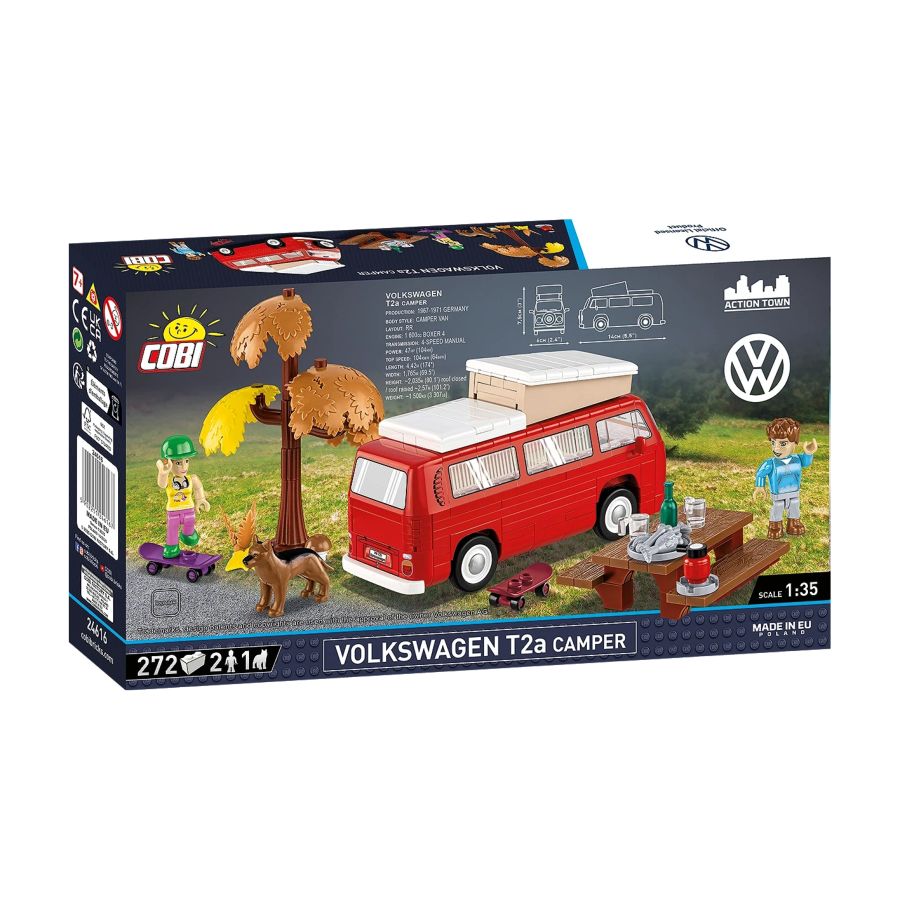 Volkswagen - T2a Camper Construction Set (272 Pieces)
