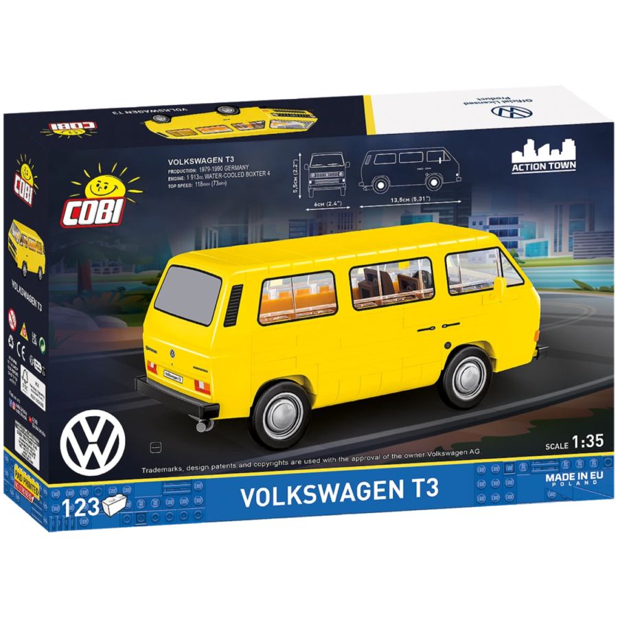 Volkswagen - Transporter III 1979 Brick Kit (140 Pieces)