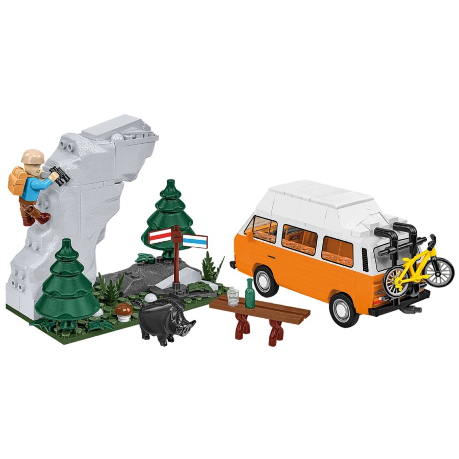 Volkswagen - T3 Camper Van Brick Kit (240 Pieces)