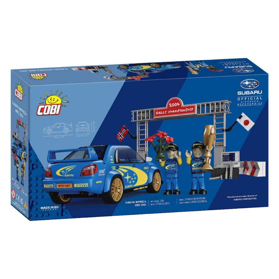 Subaru - Impreza WRC 2004 Brick Kit (212 Pieces)