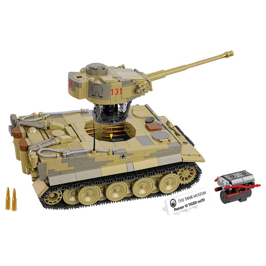 World War 2 - Panzer VI Tiger No 131 Construction Set (1278 Pieces)