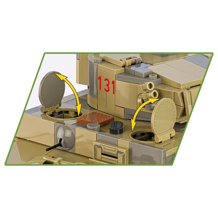 World War 2 - Panzer VI Tiger No 131 Construction Set (1278 Pieces)