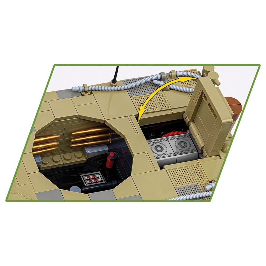 World War 2 - Panzer VI Tiger No 131 Construction Set (1278 Pieces)