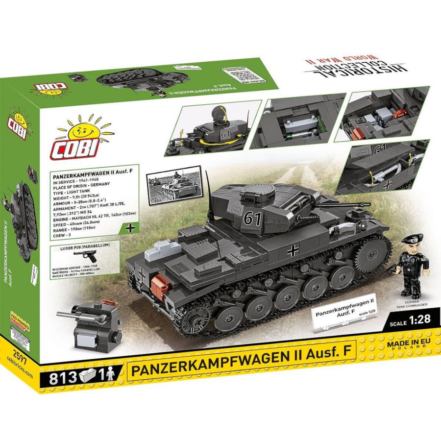 World War 2 - Panzerkampfwagen II Ausff (813 Pcs)