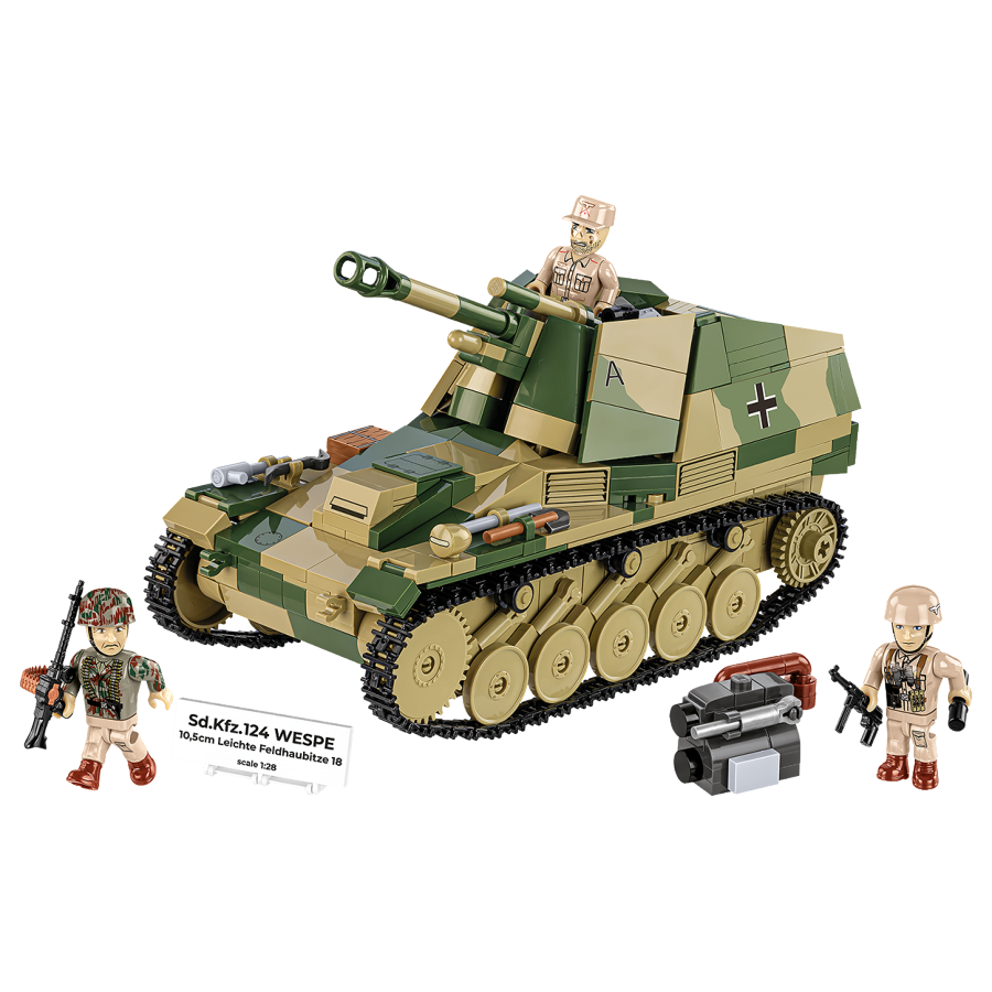 World War 2 - Sd.Kfz.124 Wespe Exclusive (860 Pcs)