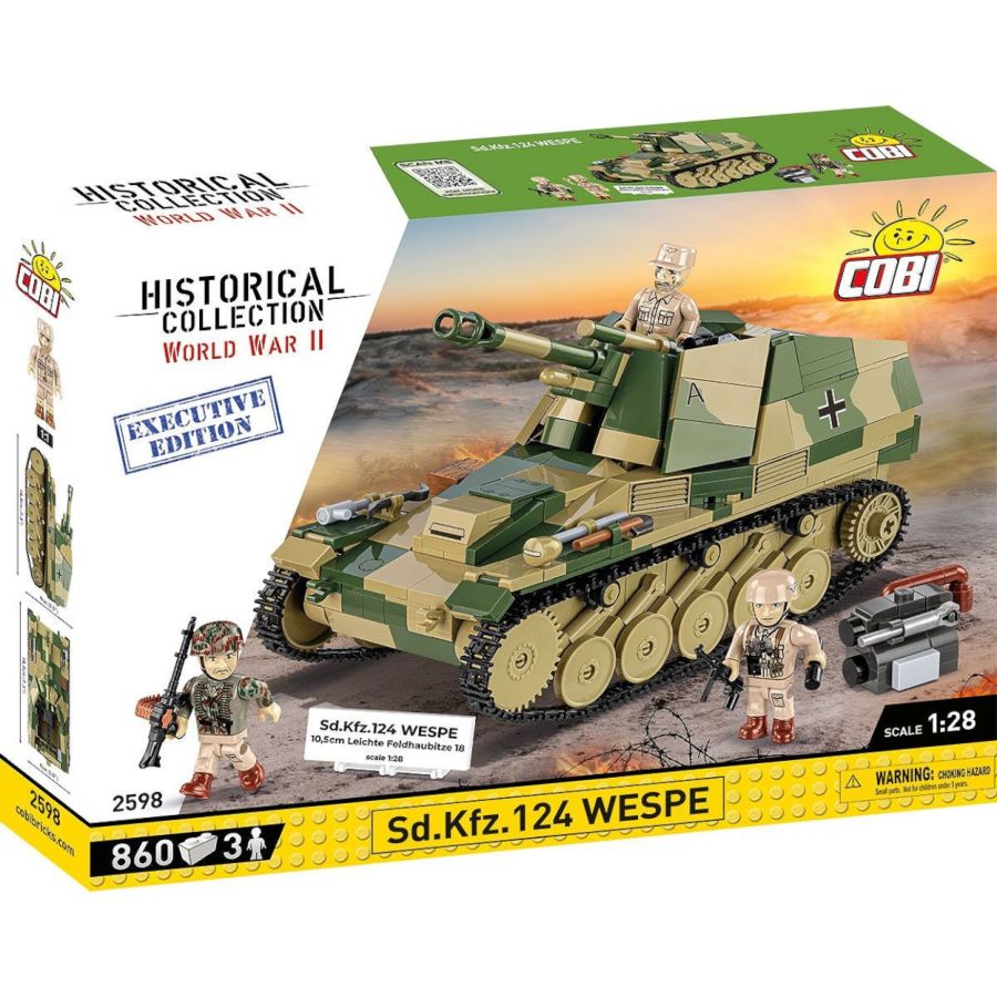World War 2 - Sd.Kfz.124 Wespe Exclusive (860 Pcs)
