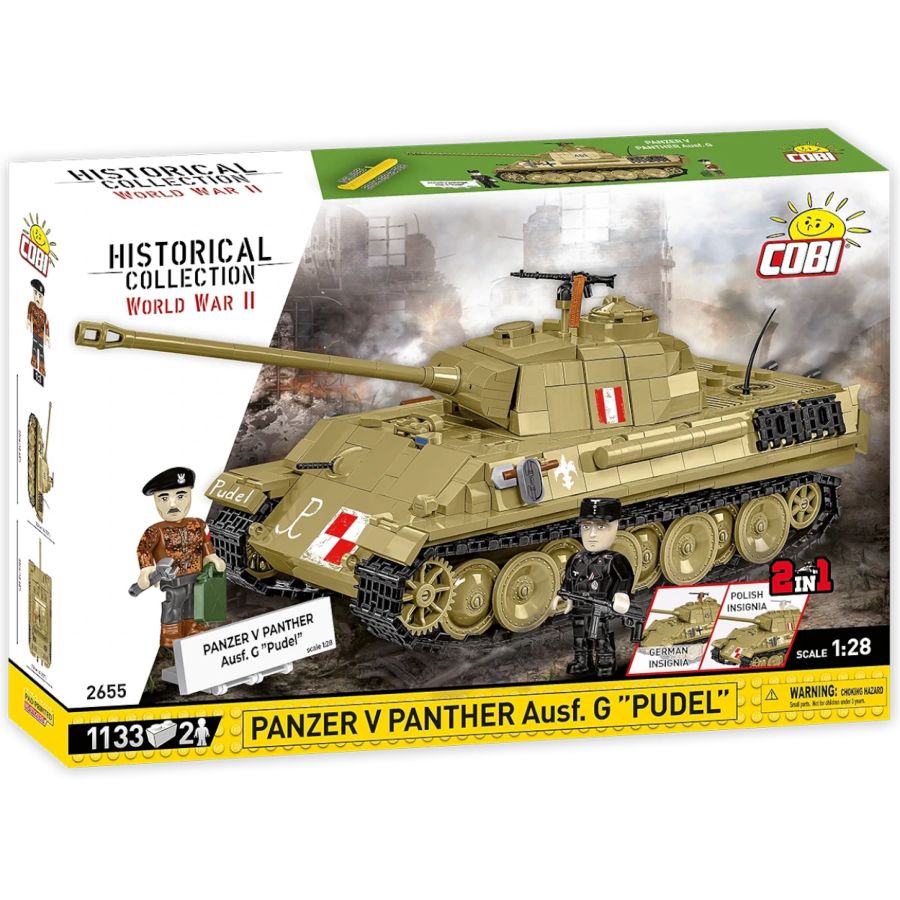 World War 2 - Panzer V Panther Ausf. G "Pudel" (1133 Pcs )