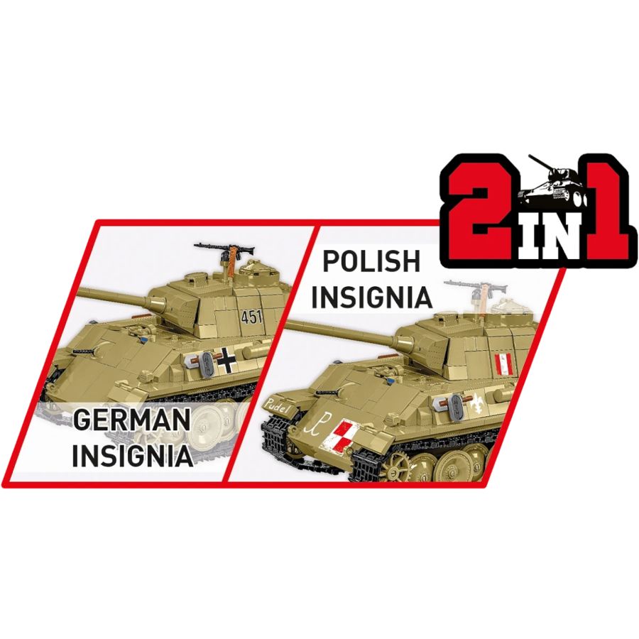 World War 2 - Panzer V Panther Ausf. G "Pudel" (1133 Pcs )