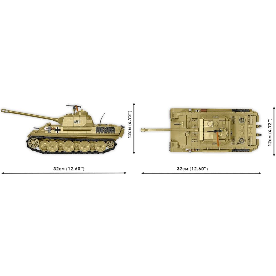 World War 2 - Panzer V Panther Ausf. G "Pudel" (1133 Pcs )