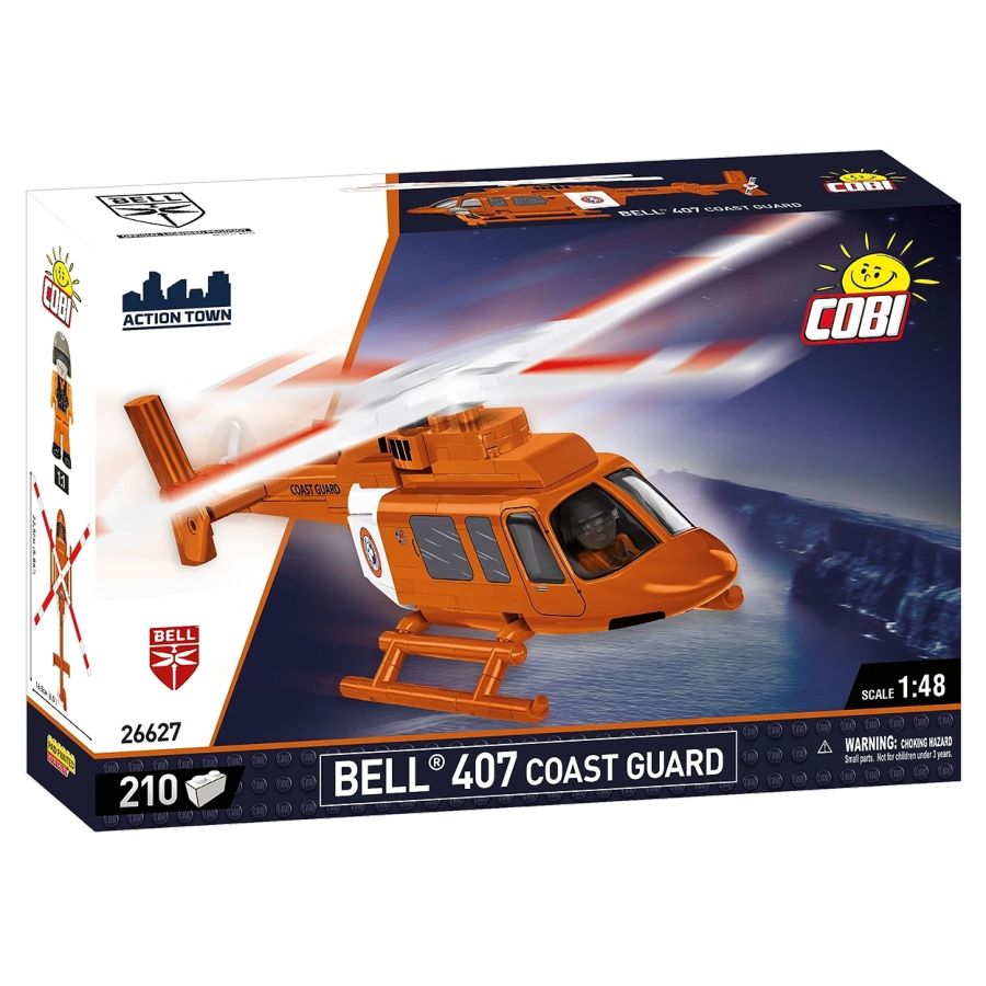 Cobi - Bell 407 Coast Guard Helicopter 1:48 Scale (210 Pcs)