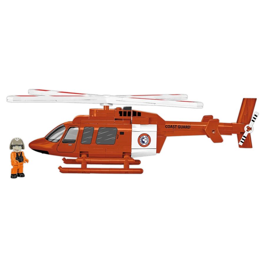 Cobi - Bell 407 Coast Guard Helicopter 1:48 Scale (210 Pcs)