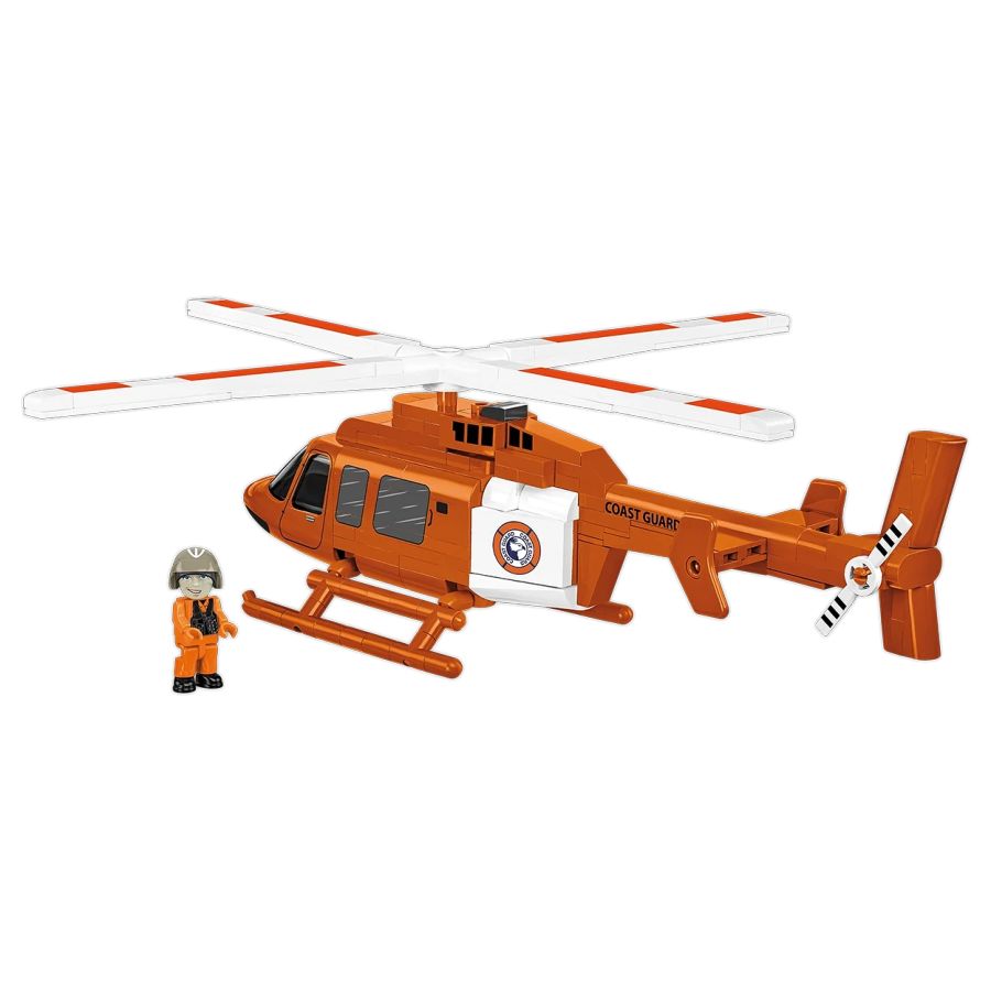 Cobi - Bell 407 Coast Guard Helicopter 1:48 Scale (210 Pcs)